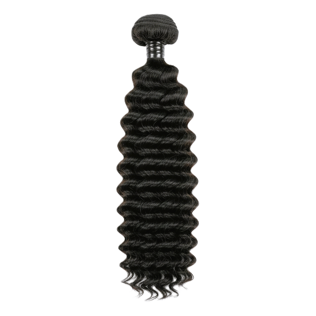 Deep Wave Raw Cuticle Aligned Human Brazilian Unprocessed Hair Bundle 18 Inches
